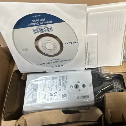 Sony SNC-EB630B IP/Network Wired Color Surveillance Camera White w/ Software CD