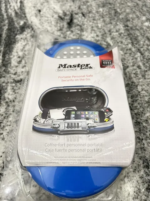 Master Lock-Safe Space #5900DCLAM- Black- Portable Personal Safe *New* & Sealed!