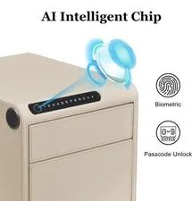 Jewelry Safe with Drawers Biometric Fingerprint Safe