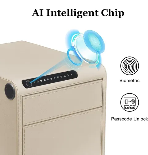Jewelry Safe with Drawers Biometric Fingerprint Safe