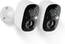 2026 Upgraded 2K Security Cameras Wireless Outdoor (2-Pack), Free Cloud & SD ...