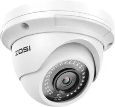 ZOSI 5MP 3K PoE Security Add-on Camera 80ft Day Night Vision Motion Alert IP Cam