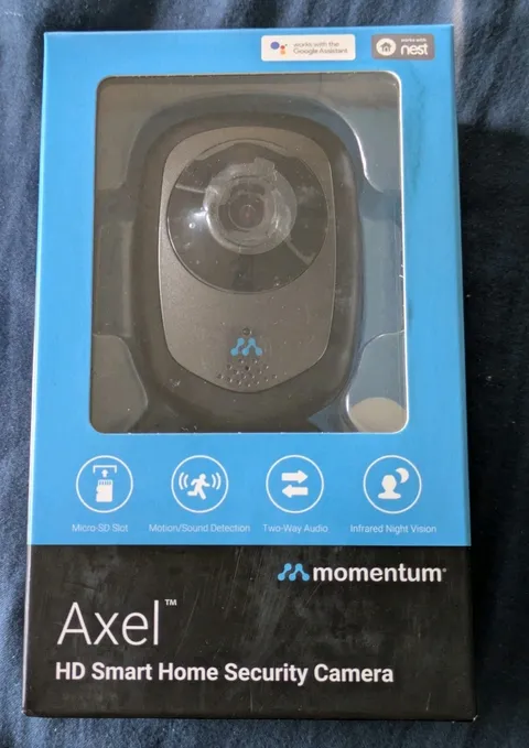 Momentum HD Wireless Indoor Home Security Camera 2-Way Audio Night Vision NIB