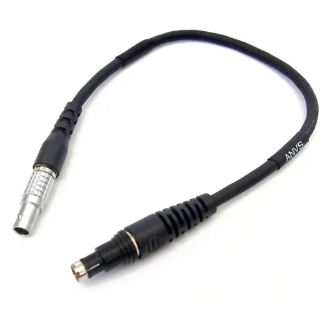 8" 4-Pin ANVIS/LEMO to Fischer/BNVD Power Cable for NVG Night Vision Systems