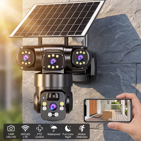 Solar WiFi Camera Wireless Outdoor Motion Detection Night Vision Surveillance