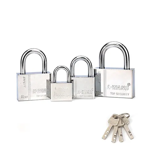 Padlock 30,40,50,60mm Heavy Duty Iron Shed Safety Security Shackle Lock 1& 4 Key