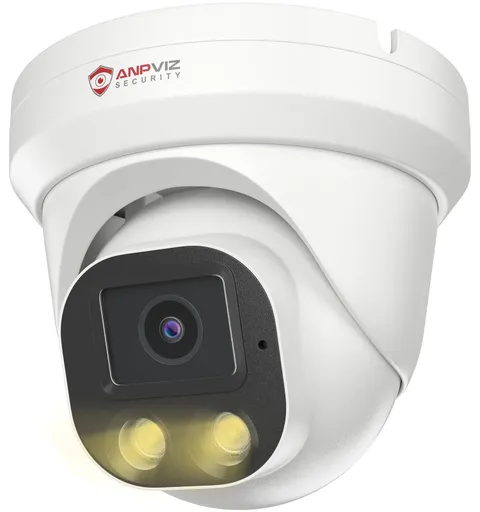 4MP PoE IP Camera, Turret Security IP Camera Outdoor Indoor Wired