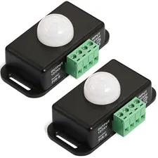 12V 24V PIR Sensor, LED Motion Sensor Light Switch Body Infrared Motion