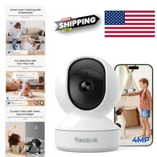 360 Degree Pet Camera with Cry Detection and Motion Tracking for Indoor Security