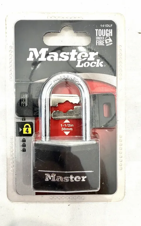 Master Lock Padlock with 2 Keys 141DLF Black/Silver