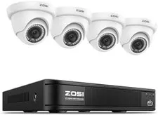 4 Camaras De Seguridad Wifi Exterior 1080P Inalambrica Con Vision Nocturna Video