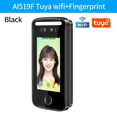 Tuya AppWIFI Facial Recognition USB TCP/IP Time Attendance Device 5000 AI  Face 