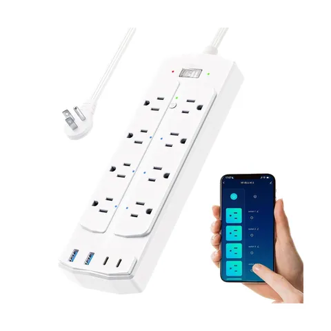 Smart Power Strip, Yozisital Surge Protector with 6 Smart Outlets a... Fast Ship