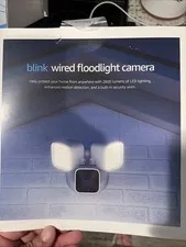 Blink Wired Floodlight Camera - 2600 Lumens HD Live View