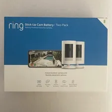 ring Stick Up Cam Battery Two-Pack Battery Powered Security Camera