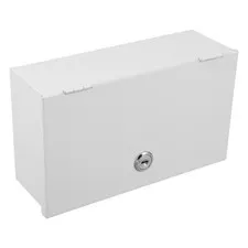 Surface Mount Electrical Box - 2-Gang Protective Outlet Lockable Box for Wall