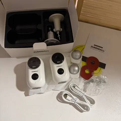 1-Pack 2K ZUMIMALL Wireless Outdoor Security Camera System for Home Security