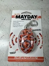 Mayday Mini Floral purple Defense Keychain Alarm Emergency Keyring NEW