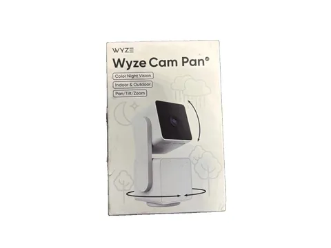 Wyze Cam Pan v3 Indoor Outdoor WiFi Security Camera Color Night Vision Sealed