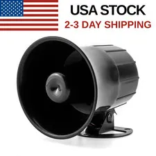 DC 12V Electric Siren Horn 110dB Loud Wired Alarm for Home Security System