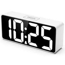 7.5 Inches Huge Digital Alarm Clock for Seniors & Visually Impaired, Easy Set...