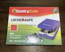 SentrySafe P005C Small Lock Safe Box W/ Combination Lock & Tether Cable NEW!!