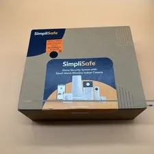 SimpliSafe Home Security System with Smart Alarm Wireless Indoor Camera, 8 Piece