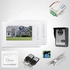 7inch Wired Video Door Entry Phone Call System with Mute Mode for Home Security