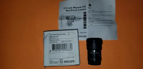 PHILIPS LTC3361/30 3.5-8mm F1.4 Manual Iris CCTV Lens
