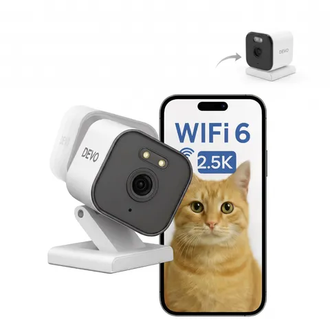 Indoor Cam 2.5K UHD Smart Security Camera Color Night Vision Pet/Baby Monitor