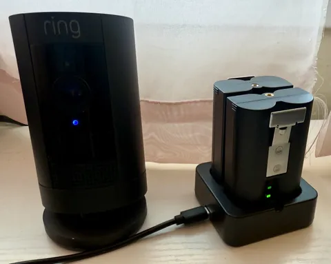 Ring Stick Up Cam Battery (3rd Gen) - Black (Unregistered & Ready)