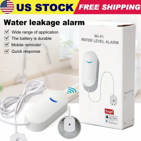 WiFi Water Level Sensor Tuya Leakage Alarm Flood Leak Detector Smart Home Life