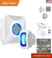 WaveLink 1 Sensor & 1 Receiver Wireless Alarm - Motion Detection & Visual Alerts