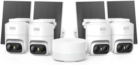 Eufy Security Eufycam C37 4-Cam Kit, Security Cameras Wireless Outdoor, 360° Pan