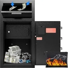 6.0 Cuft Cash Safe with Drop Slot Drop Safe for Business Money Depository Safes