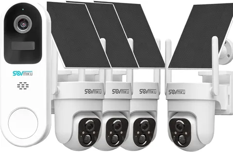 Vicohome 2K AI Video Doorbell &Solar Security Camera Wireless Outdoor, Color Nig