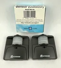 X10 Active Home Active Eye Indoor/Outdoor Motion Sensor Model MS14A Sensor X2
