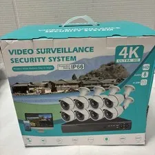 5MP Security Camera 8CH H.265 DVR Kit Outdoor Night Vision Audio Video CCTV