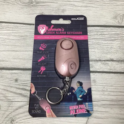 Personal Emergency Siren Alarm Keychain 130dB  Siren & LED light
