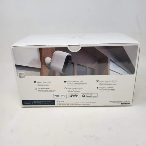 New Arlo Essential XL HD Wireless Security Camera 3-Pack w/ Solar Panel