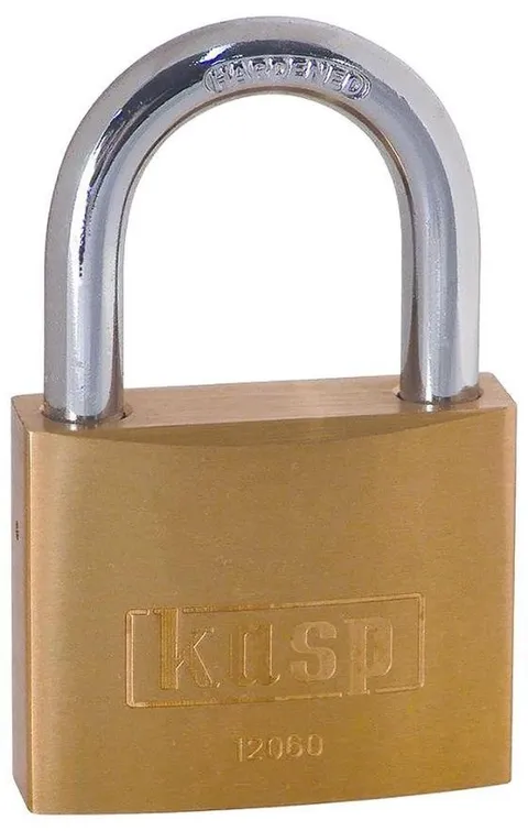 60mm Premium Brass Lock With Hardened Steel Lock - K12060