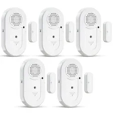 Door Window Alarms - 5 Pack,110dB,Volume Control,Window Door Open Alarm Senso...
