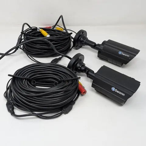 Swann Pro-530 Security Camera Lot Of 2 with Cables Pro Series CCTV