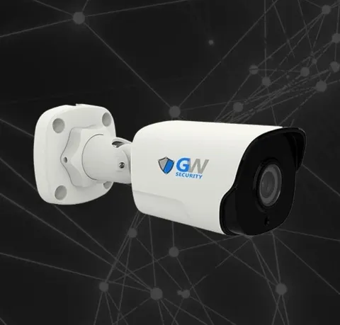 GW Security GW863701M IP/Network Wired Bullet Security Camera White/Black