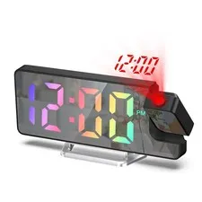 LOFICOPER Projection Alarm Clock, LED Alarm Clock with Rotatable Projection, ...