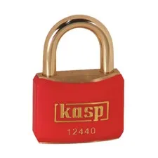 Kasp K12440REDA1 Brass Lock - 40mm - Brass Lock - Red - KA24406