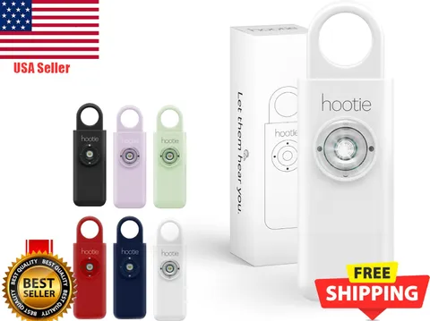 Hootie Personal Safety Alarm for Women, Men, & Kids - Keychain Alarm, Self De...