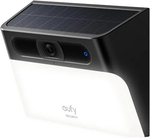 Eufy Security Solar Wall Light Cam S120, Solar Security Cameras Wireless Outdoor