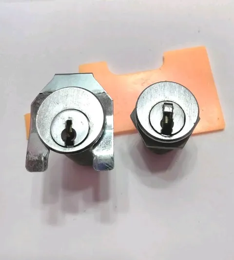 2 - Cam Lock Desk Drawer Cabinet Locks Mailbox, Removed From Bank with NA14 Keys