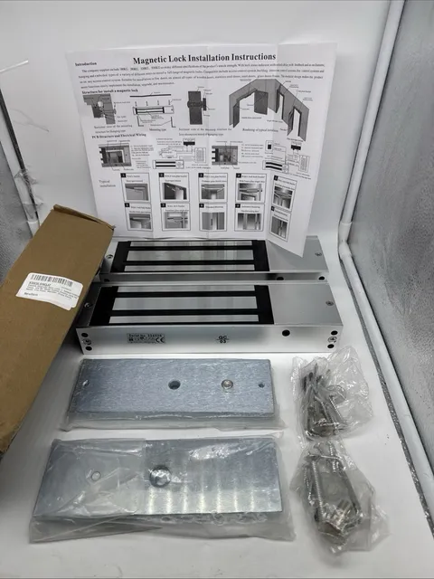 RICBD Electric Magnetic Door Lock 500KG 1200LBS Force 12V NC Mode Access Control